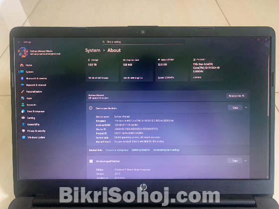 HP 15s-du3xxx Laptop